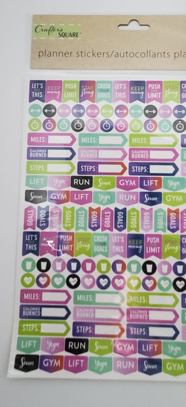 Colorful Planner Sticker Sheets - Bright Multicolor 9 Packs 300 Each Sticker - Picture 8 of 16